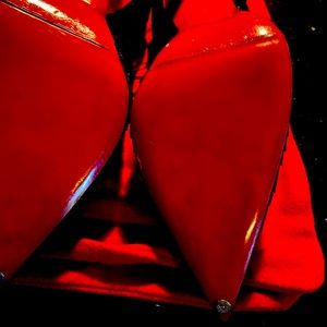 Black Christian Louboutin stilll look new have only worn a few times